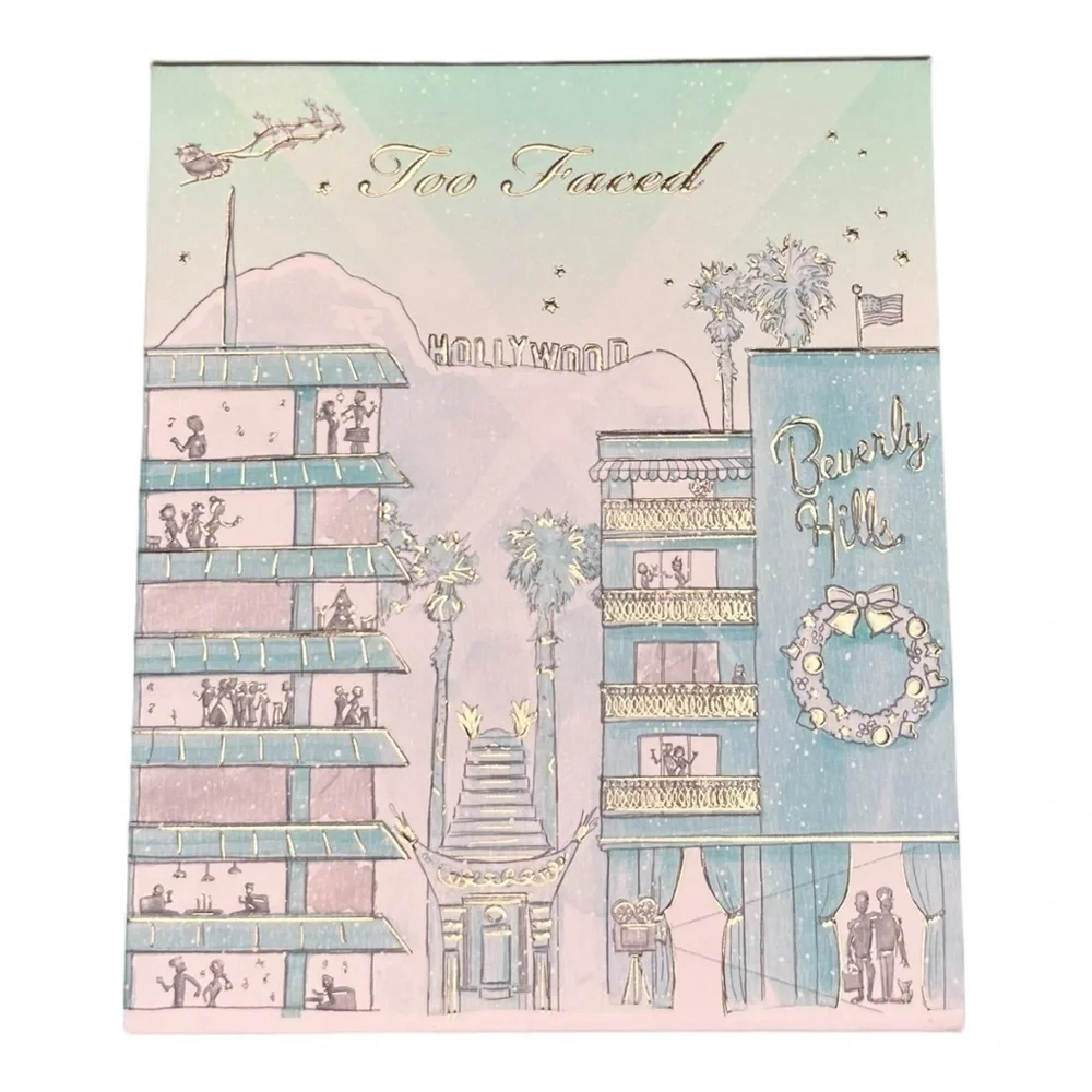 LIMITED EDITION Too Faced Christmas in Los Angeles eye shadow pallet